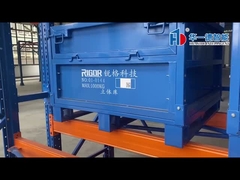 Εναρμονίσιμη και αναδιπλούμενη αποθήκευση Steel Wire Mesh Pallet Cage εργασιακό δοχείο wire mesh φορτηγό παλέτα