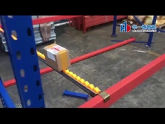 Καρτόνι Φύλαγμα Rack βαρύτητα Flow Roller Racking Καρτόνι Φύλαγμα Racking Αποθήκη Rack