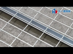 Αποθήκη Standard Size Flare Waterfall συγκολλημένο Ζυγισμένο Χάλυβα Μεταλλικό Αποθήκευση Wire Mesh Decking για