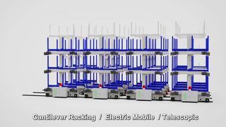 Τηλεσκοπικό ηλεκτρικό κινητό πρόβολο