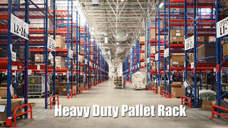 Σύστημα ραφιών παλετών βαρέως τύπου Βάση αποθήκης