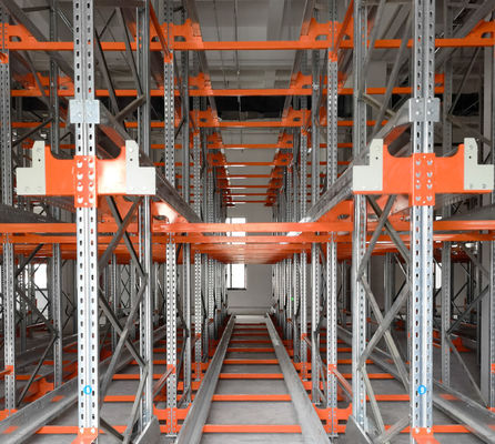 Δύο δρόμοι ραδιομεταφορέας Racking Pallet Runner Rack System Εκρηκτικό αποθεματικό