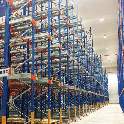 Δύο κατευθύνσεις Ραδιομεταφορέας Racking Pallet Runner Rack System για Ψυχρή Αποθήκευση