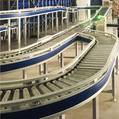 Σύστημα ταξινόμησης μεταφορικών κουτιών χαρτοκιβωτίων Ευέλικτο σύστημα μεταφοράς με κύλινδρο βαρύτητας Σύστημα μεταφοράς Logistics ταξινόμησης ράφι αποθήκευσης αποθήκης