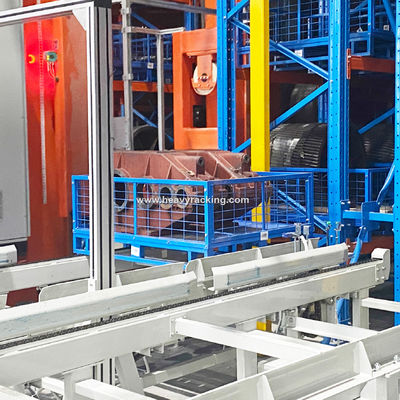 Τυλιζόμενο δοχείο αποθήκευσης ατσάλινων παλέτων Κλουβί αποθήκευσης ατσάλινων παλέτων Κουτί συρματόπλεγματος για ASRS