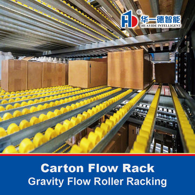 Καρτόνι Φύλαγμα Rack βαρύτητα Flow Roller Racking Καρτόνι Φύλαγμα Racking Αποθήκη Rack