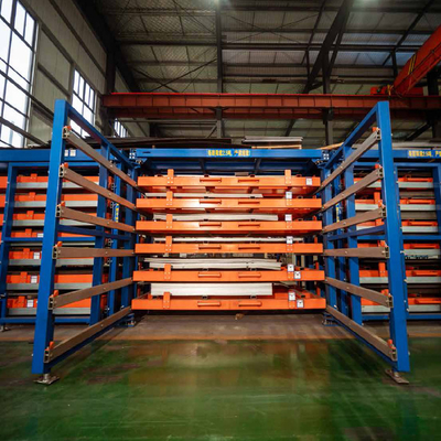 Εκτύπωση μεταλλικής δομής Rack Heavy Duty Manual Horizontal Sheet Metal Storage Rack Βιομηχανική χρήση