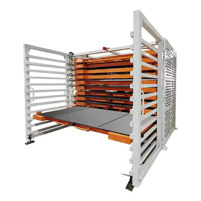 Εκτύπωση μεταλλικής δομής Rack Heavy Duty Manual Horizontal Sheet Metal Storage Rack Βιομηχανική χρήση