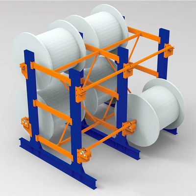 Ράφι προβόλου για αποθήκευση τυμπάνων, καρουλιών καλωδίων και ρολών χαλύβδινων πηνίων