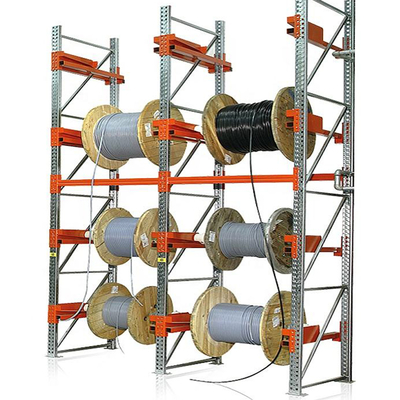 Ράφι προβόλου για αποθήκευση τυμπάνων, καρουλιών καλωδίων και ρολών χαλύβδινων πηνίων