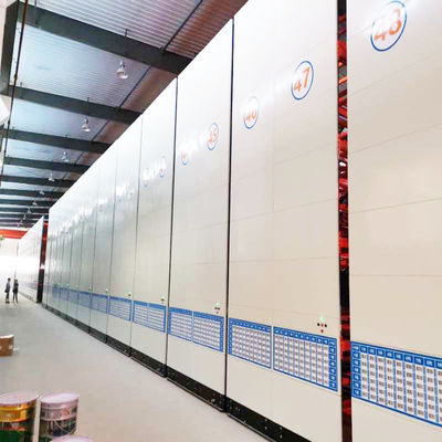 Σύστημα κινητών ραφιών ODM Mobile Racking System Rail Free System 1.5kw Για Βιομηχανική Χρήση