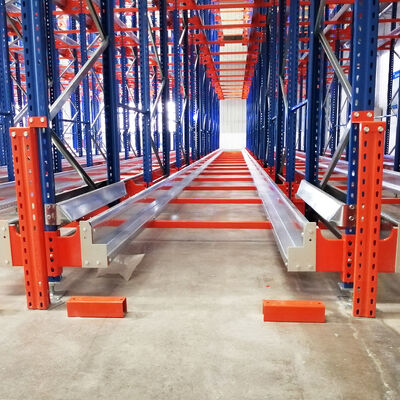 Δύο δρόμοι ραδιομεταφορέας Racking Pallet Runner Rack System Θερμοκρασία δωματίου Αποθήκη