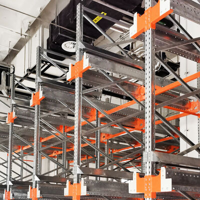 Δύο δρόμοι ραδιομεταφορέας Racking Pallet Runner Rack System Εκρηκτικό αποθεματικό