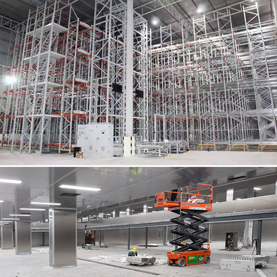 Τετράδρομο Shuttle Παλετών ASRS Ψυκτικός Αποθηκευτικός Χώρος Αυτόματο Σύστημα Αποθήκευσης και Ανάκτησης Pallet Runner Racking