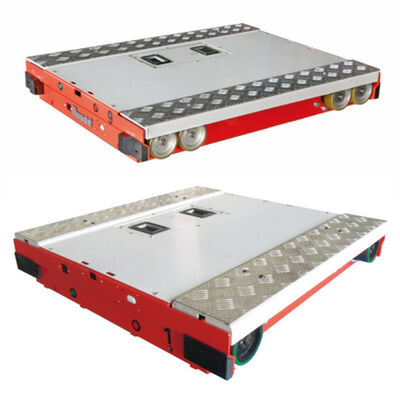 Διαδρομικό σύστημα ραδιοελεγχόμενου μεταφορέα διπλής κατεύθυνσης, μεταφορέας παλετών, σύστημα ραφιών