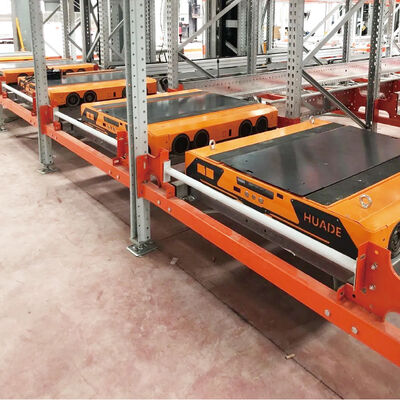 Τετράδρομο Ραδιοφωνικό Shuttle Car για Τετράδρομο Shuttle Παλέτας ASRS Αυτόματο Σύστημα Αποθήκευσης και Ανάκτησης Παλετών Runner Racking