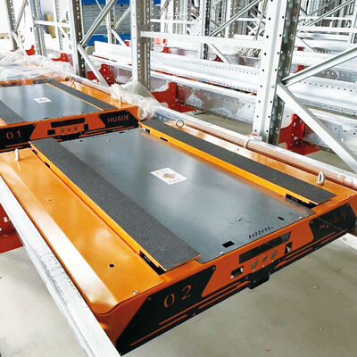 Τετράδρομο Ραδιοφωνικό Shuttle Car για Τετράδρομο Shuttle Παλέτας ASRS Αυτόματο Σύστημα Αποθήκευσης και Ανάκτησης Παλετών Runner Racking