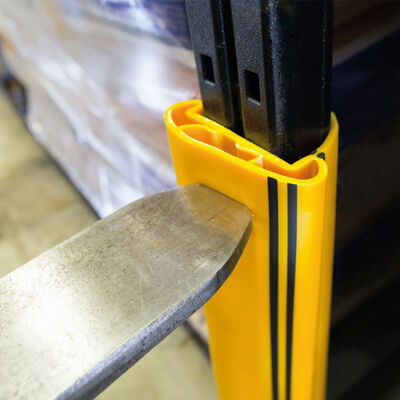 Προστατευτής βαρέων φορτίων φορτιστών φορτιστών αποθήκης Προστατευτής στήλης φορτιστών φορτιστών Φlexible Plastic Guard Upright Protector