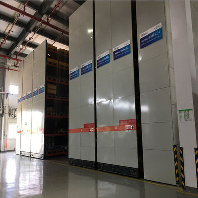 Σύστημα κινητών ραφιών ODM Mobile Racking System Rail Free System 1.5kw Για Βιομηχανική Χρήση