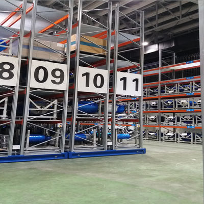 Σύστημα κινητών ραφιών ODM Mobile Racking System Rail Free System 1.5kw Για Βιομηχανική Χρήση