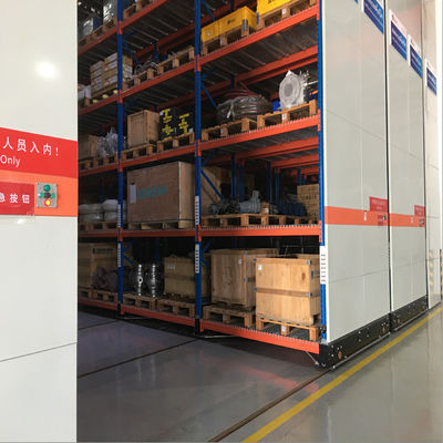 Ηλεκτρικό κινητό ράφι RHS Beam Q235 Steel Selective Pallet Rack