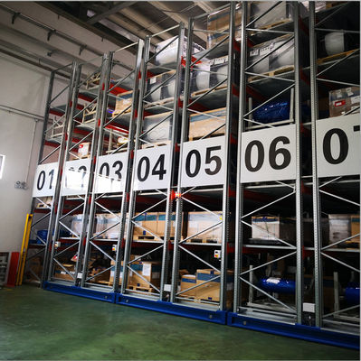 Ηλεκτρικό κινητό ράφι RHS Beam Q235 Steel Selective Pallet Rack
