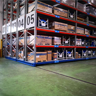 500 kg ανά στρώμα Χάλυβα Ηλεκτρική κινητή ράφτρα Οικονομική RAL Χρώμα