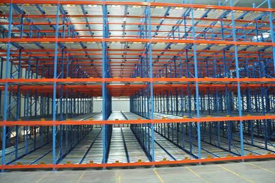 FIFO Ράφια Παλετών Βαρύτητας Υψηλής Απόδοσης Πιστοποιητικό ISO9001